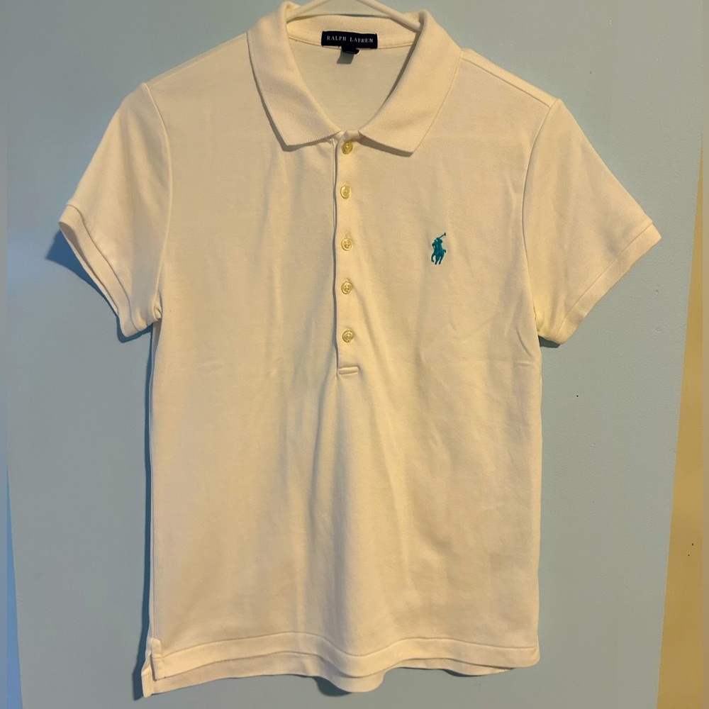 Ralph Lauren White Polo Shirt